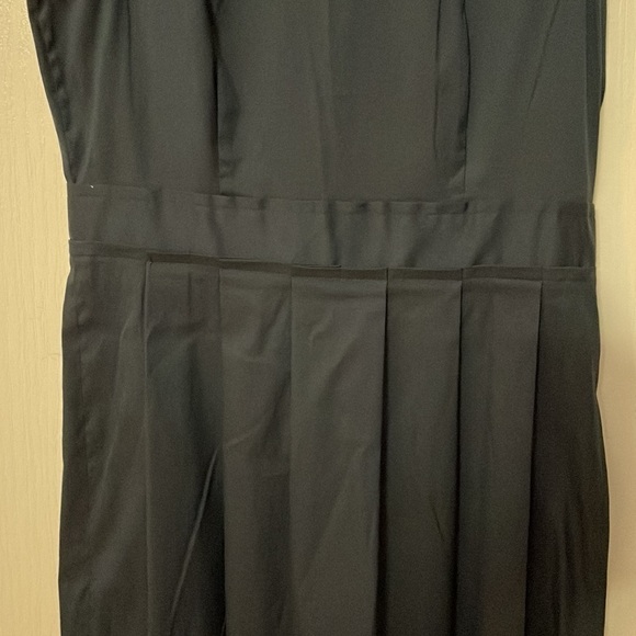 Theory sleeveless fitted navy blue dress size 8 - Picture 3 of 6